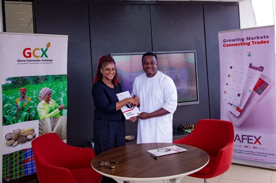 GHANA COMMODITY EXCHANGE AND AFEX COMMODITIES EXCHANGE (AFEX) JOIN FORCES TO FOSTER BI-LATERAL TRADE AND AGRICULTURAL DEVELOPMENT image