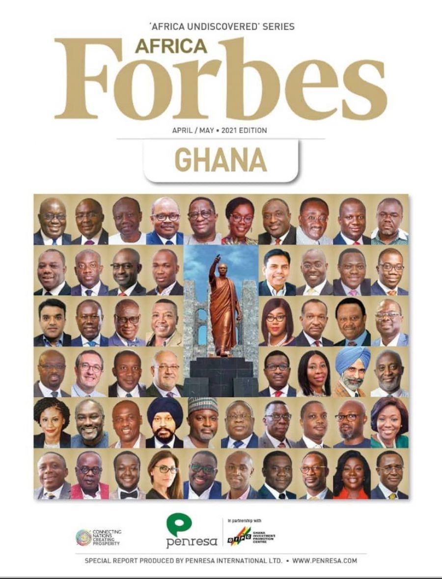 GCX FEATURES IN THE APRIL/MAY, 2021 EDITION OF FORBES AFRICA MAGAZINE THEMED PIONEERING AFRICA'S LEGACY image