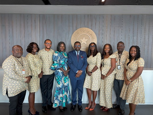 GCX MANAGEMENT MEETS BANK OF GHANA GOVERNOR TO ADVANCE COMMODITY MARKET DEVELOPMENT AND FINANCIAL SECTOR ENGAGEMENT image