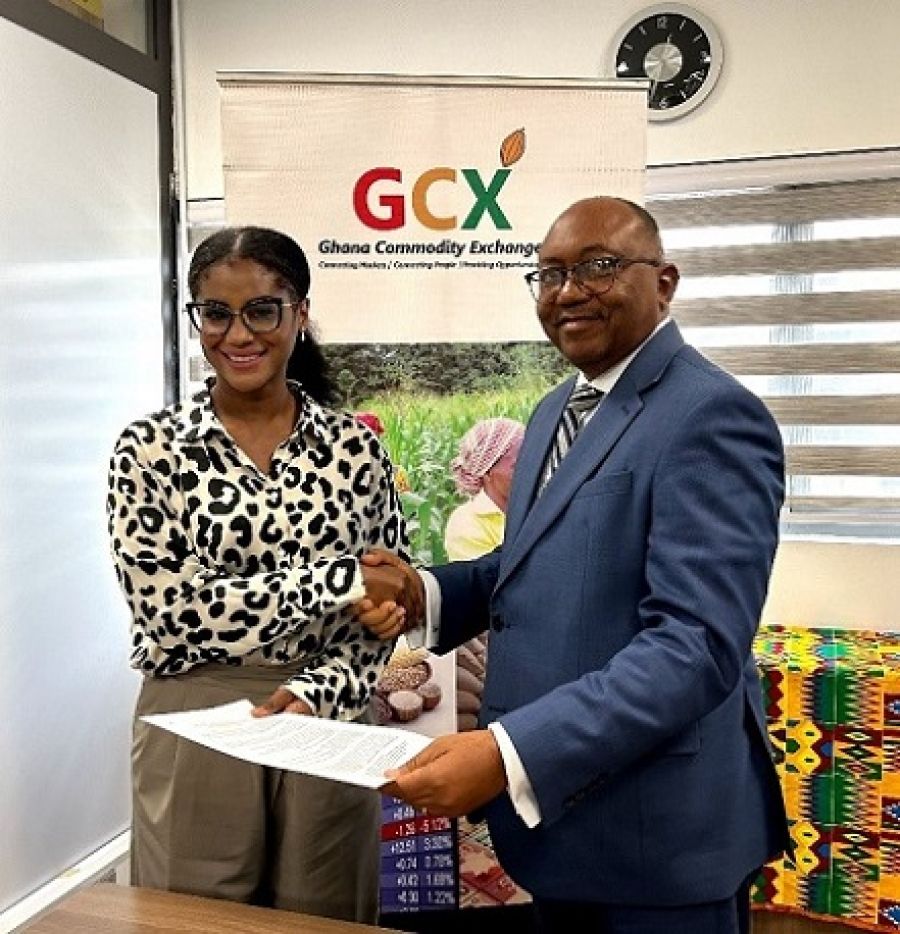 GHANA COMMODITY EXCHANGE (GCX) AND GHANA INVESTMENT AND SECURITIES INSTITUTE LIMITED (GISI) SIGN MOU TO LAUNCH GCX CERTIFICATION PROGRAMME IN COMMODITY TRADING image
